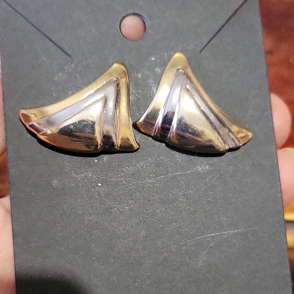 Gold and Silver Women's Earrings